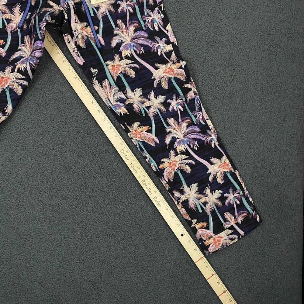 Scotch & Soda Palm Tree Printed 2 Piece Suit size XL 32x28 Linen Lightweight